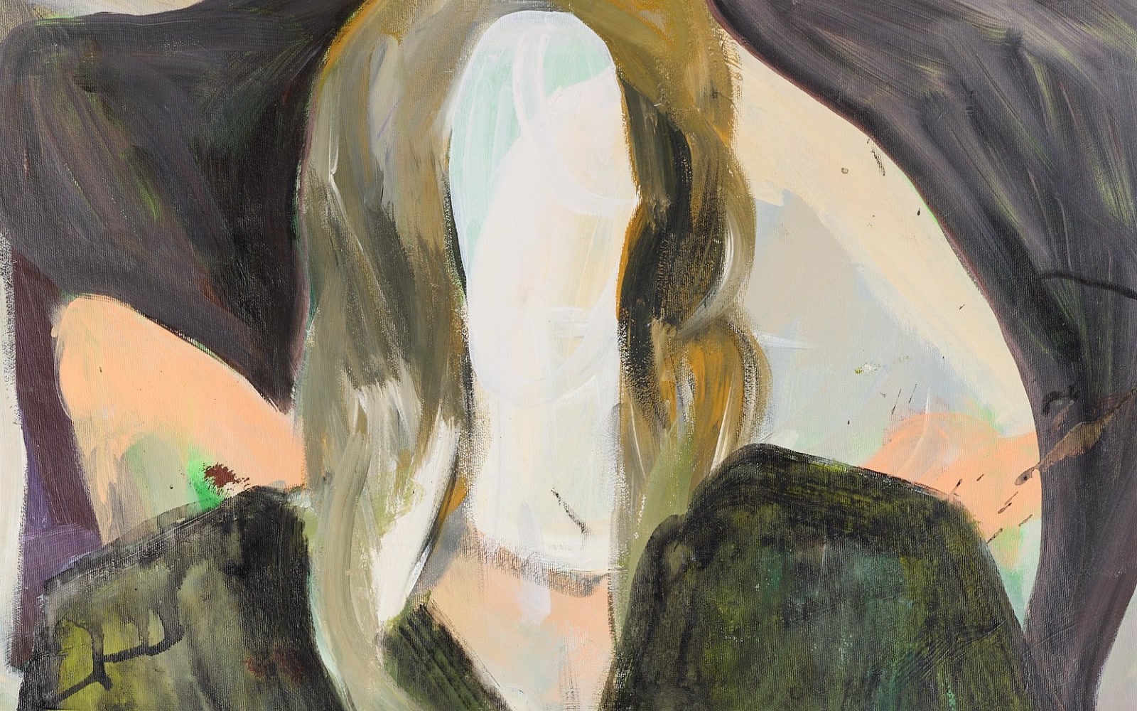 Nærbillede af originalværket Green Lady Love