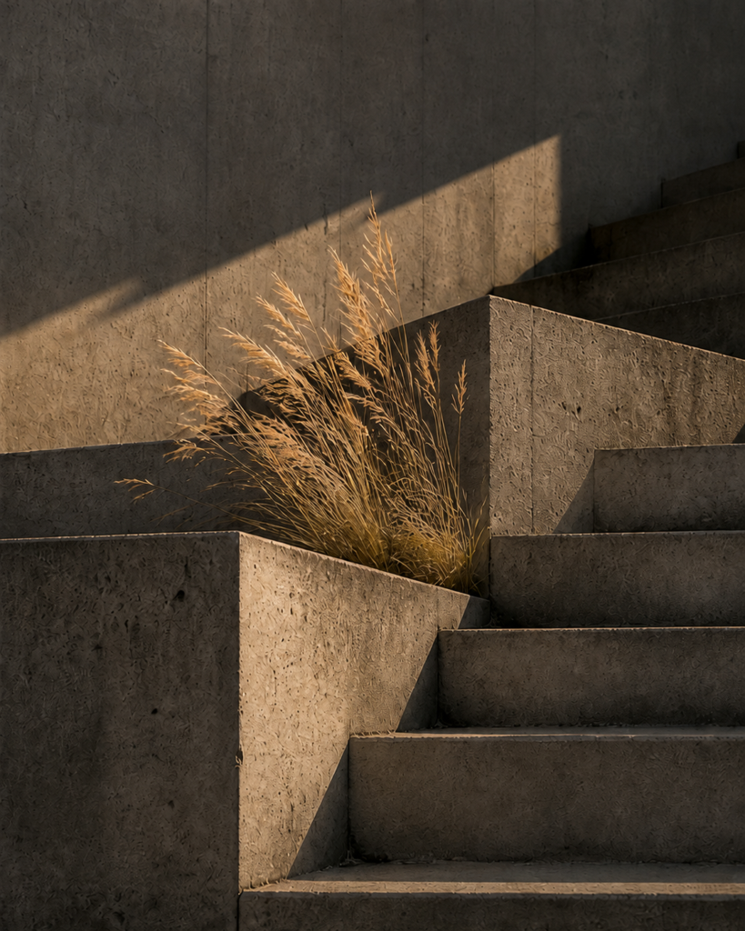 Concrete Bloom — kunsttryk — uindrammet motiv