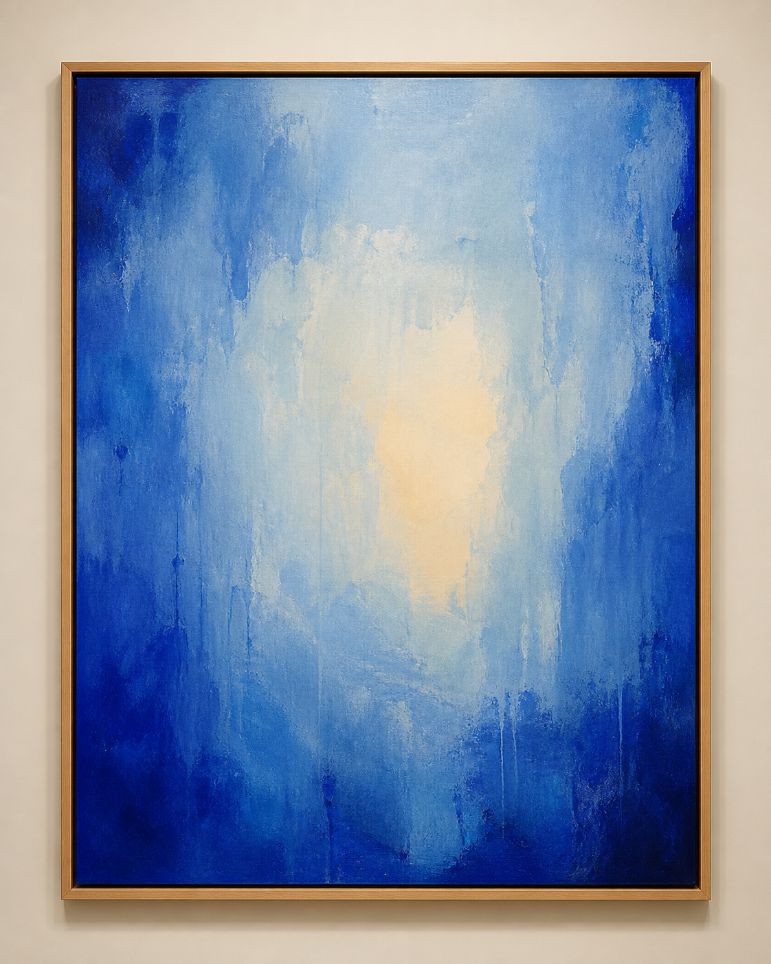 Blue Before Noon — originalt akrylmaleri
