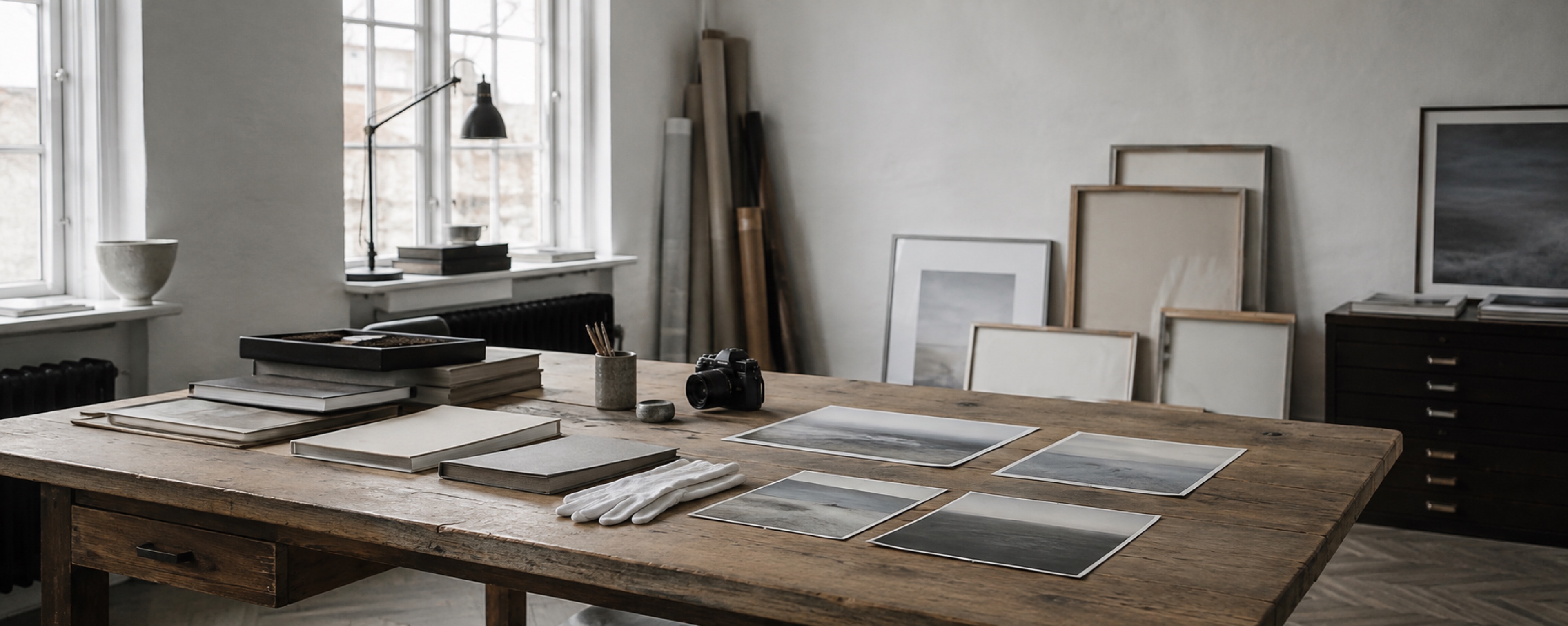 Fiktivt demobillede for Lysværk Studio